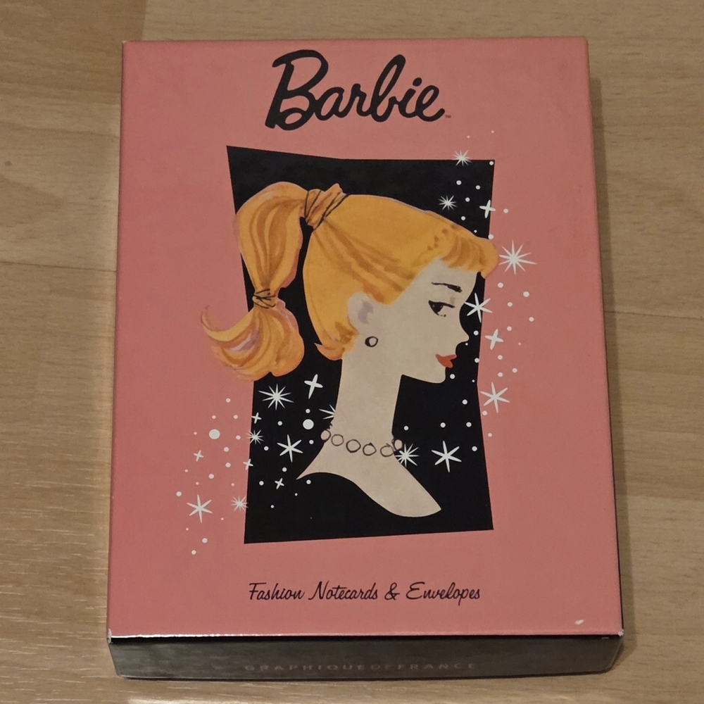 Graphique De France Vtg Barbie Fashion Cards (19) Envelopes(13) In Original Box